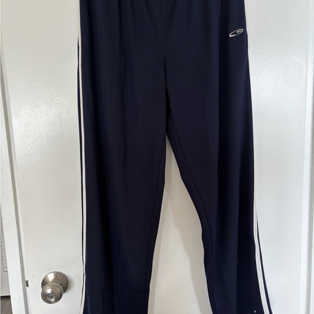 Champion Navy Kids Joggers with White Stripes